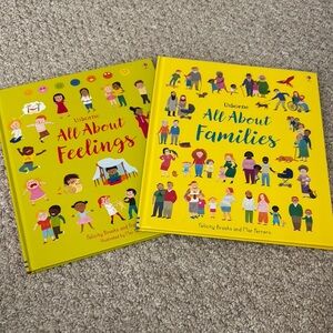 Usborne All About Feelings and All About Families Books